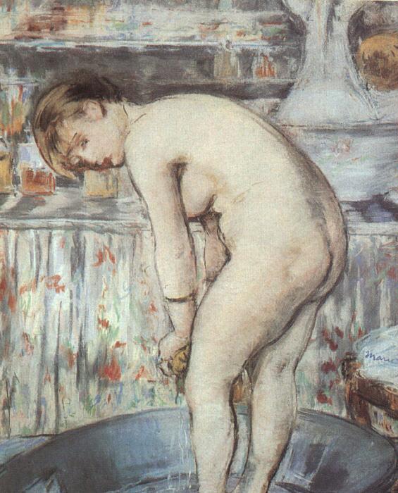 Edouard Manet Woman in a Tub oil painting image